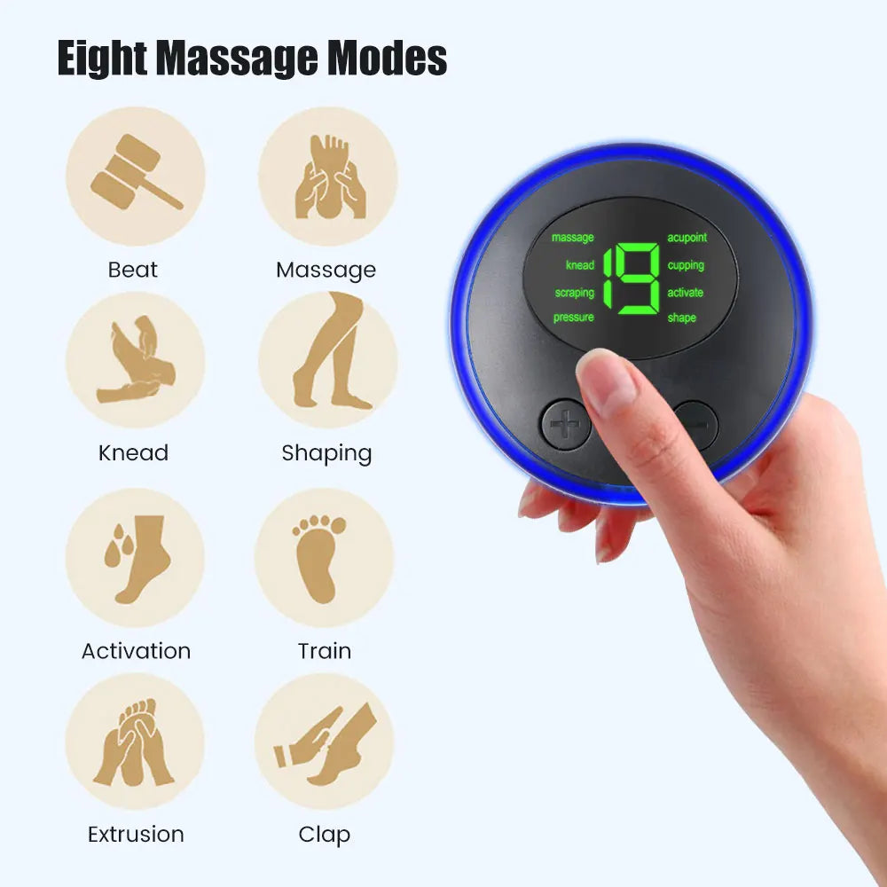 Mini Portable EMS Neck Massager Electric Neck Stretcher For  Cervical Muscle Pain