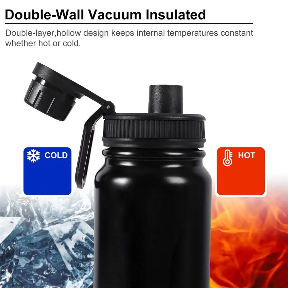 Sports Water Bottle Leakproof Gym Vacuum Mug PortableCup  Sport Cup Insulated