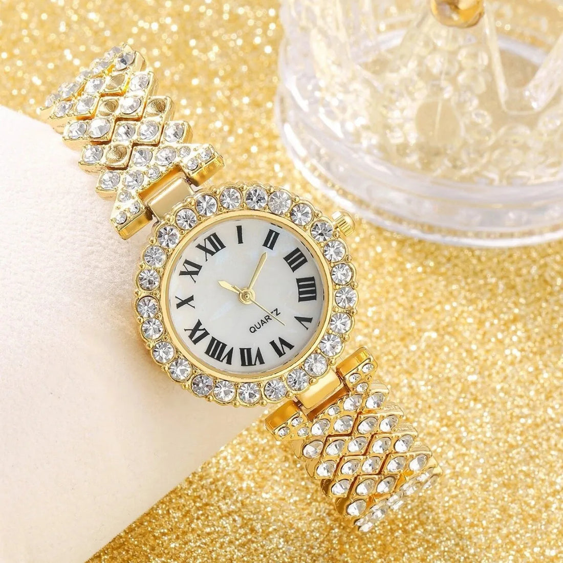 Luxury Watches 6PCS Set Women Watch Female Clock