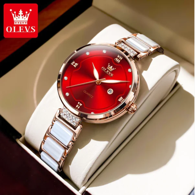 Watch for Women - Luxury, and Fashionable Waterproof Ladies Wristwatch -Creative Design - Ideal Gifts